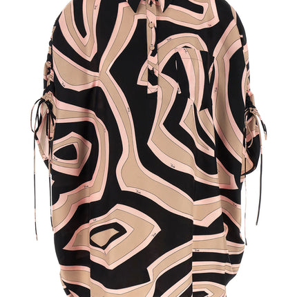 Emilio Pucci Multicolor Silk Short Dress