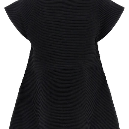 Issey Miyake Black Polyester Short Dress