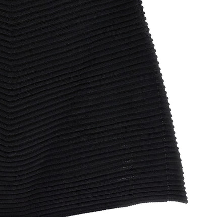 Issey Miyake Black Polyester Short Dress