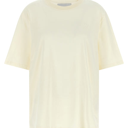 Ami Paris White Cotton T-Shirt