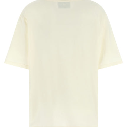 Ami Paris White Cotton T-Shirt