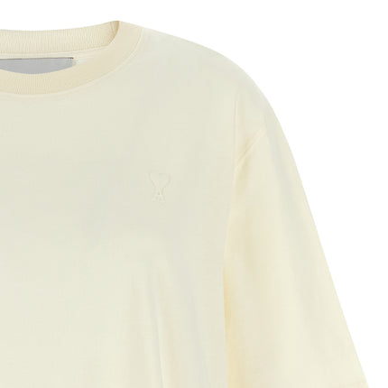Ami Paris White Cotton T-Shirt