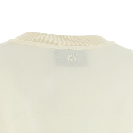 Ami Paris White Cotton T-Shirt