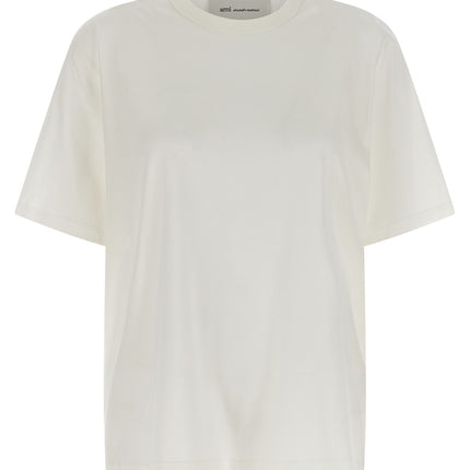 Ami Paris White Cotton T-Shirt