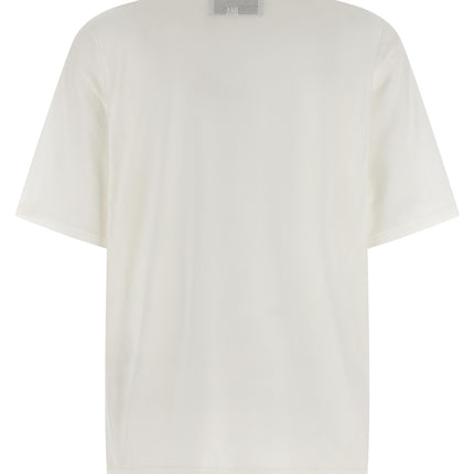 Ami Paris White Cotton T-Shirt