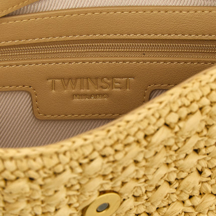 Twinset Beige Polypropylene Crossbody Bag