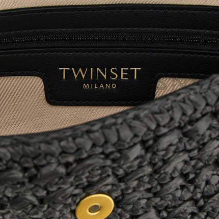 Twinset Black Polypropylene Crossbody Bag