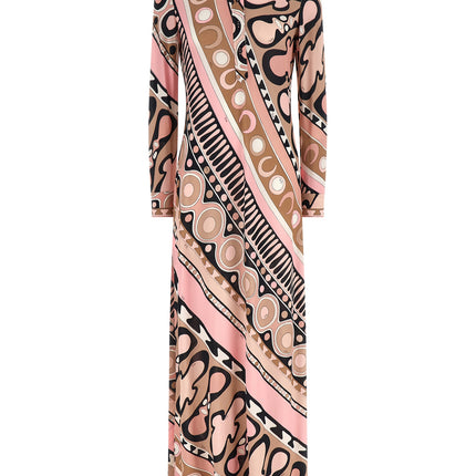 Emilio Pucci Multicolor Viscose Long Dress