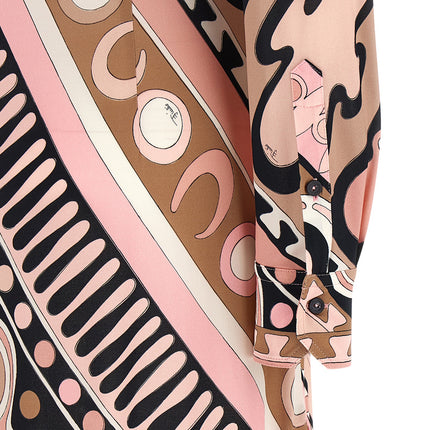 Emilio Pucci Multicolor Viscose Long Dress