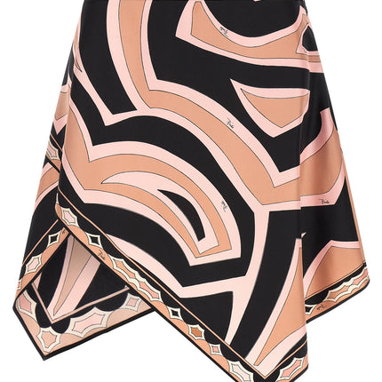 Emilio Pucci Multicolor Silk Long Skirt