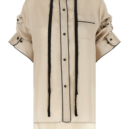 MAISON JEJIA Beige Polyester Blouse