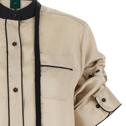 MAISON JEJIA Beige Polyester Blouse
