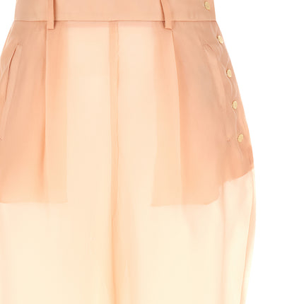 MAISON JEJIA Multicolor Silk Casual Pants