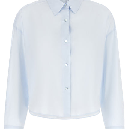 XACUS Blue Cotton Blouse