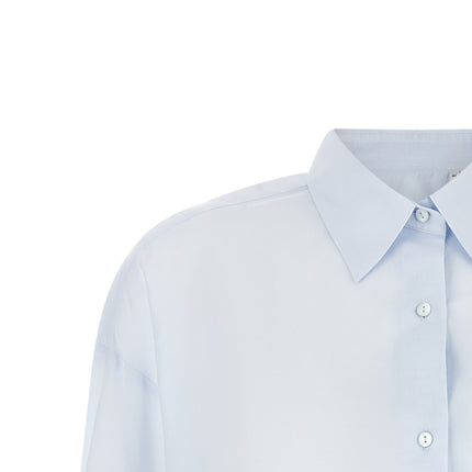 XACUS Blue Cotton Blouse