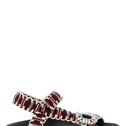 Roger Vivier Multicolor Polyester Flat Sandals