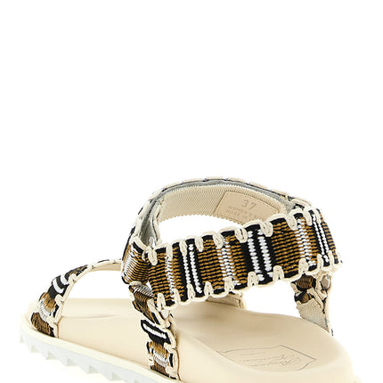 Roger Vivier Multicolor Polyester Flat Sandals