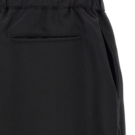 Comme Des Garçons Black Polyester Casual Pants