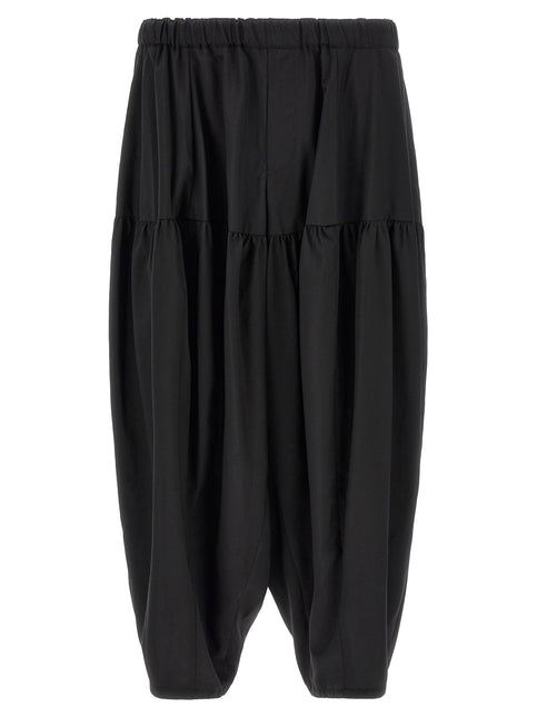 Comme Des Garçons Black Polyester Casual Pants Comme Des Garçons