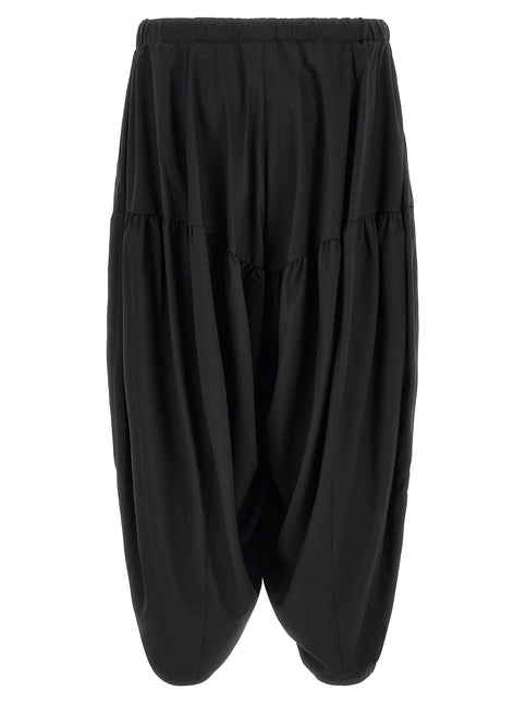 Comme Des Garçons Black Polyester Casual Pants Comme Des Garçons