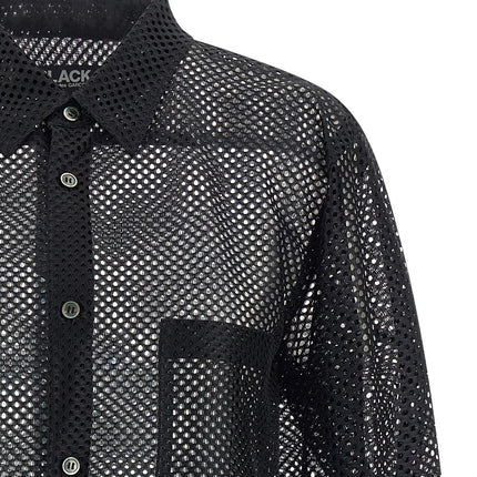 Comme Des Garçons Black Polyester Blouse