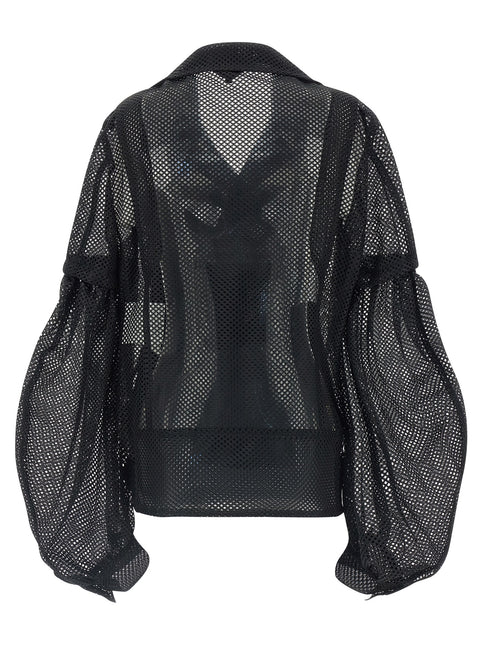 Comme Des Garçons Black Polyester Biker Jacket Comme Des Garçons