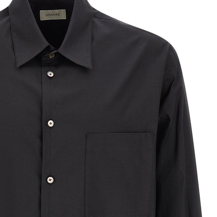 Lemaire Black Cotton Blouse