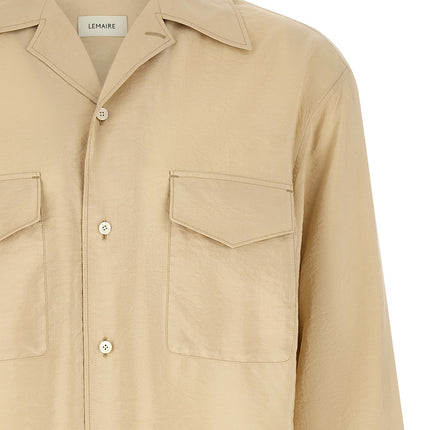 Lemaire Beige Silk Blouse
