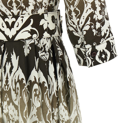 SAMANTHA SUNG Multicolor Cotton Midi Dress