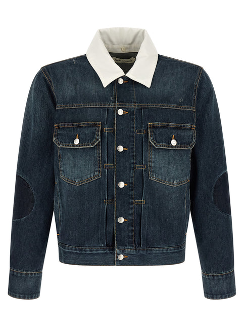 Namacheko Blue Cotton Denim Jacket Namacheko