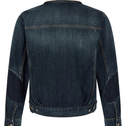 Namacheko Blue Cotton Denim Jacket