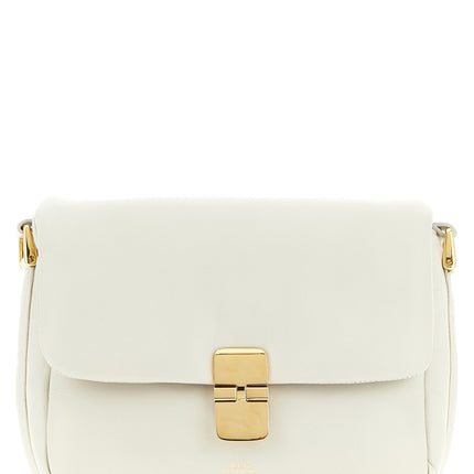 A.P.C. White Cowhide Crossbody Bag