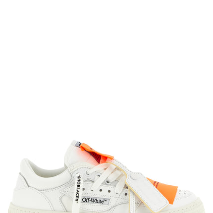 Off-White White Calfskin Athletic Sneakers