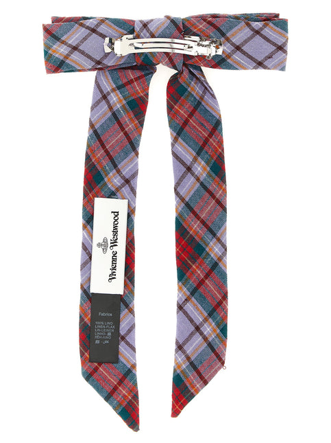 Vivienne Westwood Multicolor Linen Hair Clip Vivienne Westwood