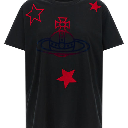 Vivienne Westwood Black Cotton T-Shirt Vivienne Westwood