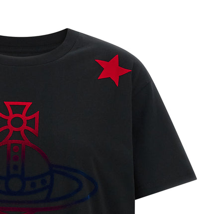 Vivienne Westwood Black Cotton T-Shirt Vivienne Westwood