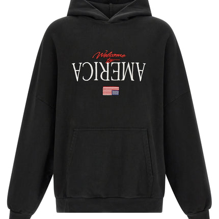 WILLY CHAVARRIA Black Cotton Sweatshirt