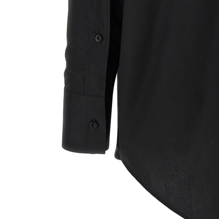 XACUS Black Cotton Blouse