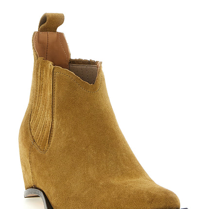 Maison Margiela Brown Bovine Leather Ankle Boots