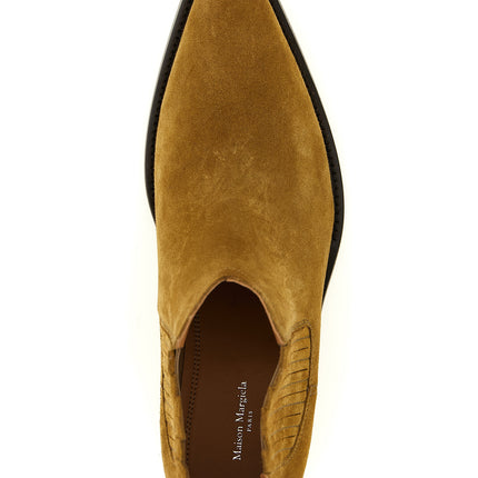 Maison Margiela Brown Bovine Leather Ankle Boots