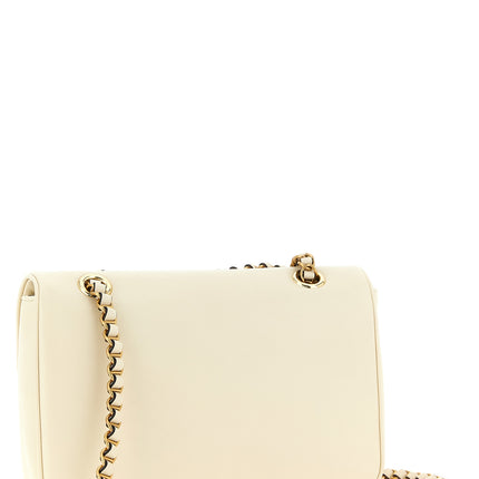 Valentino Garavani White Lamb Leather Shoulder Bag