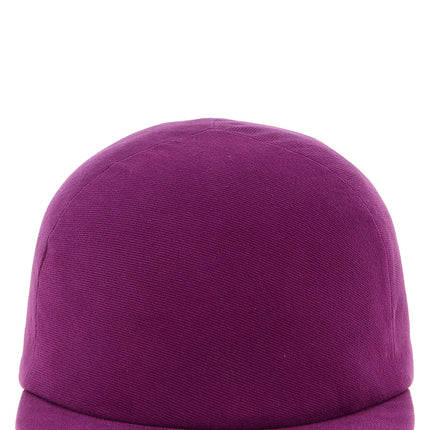 Balenciaga Purple Cotton Cap (Baseball Hat)