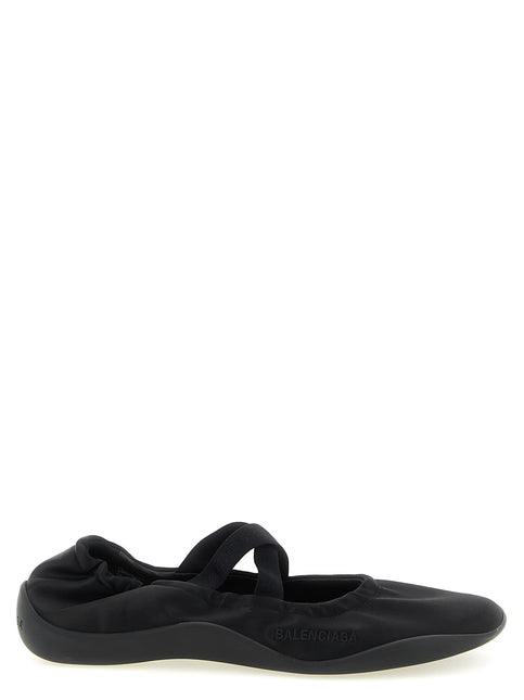 Balenciaga Black Polyester Ballet Flats Balenciaga