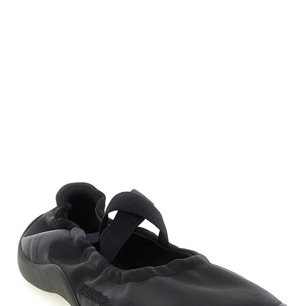 Balenciaga Black Polyester Ballet Flats