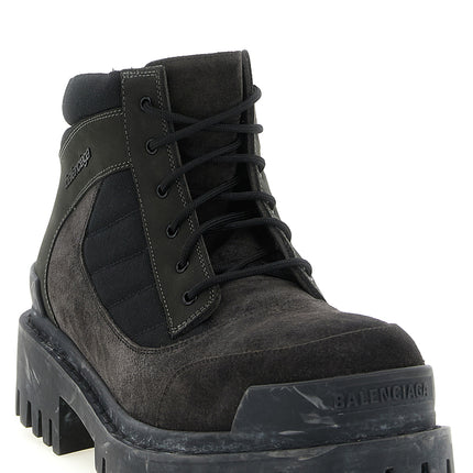 Balenciaga Brown Calfskin Ankle Boots