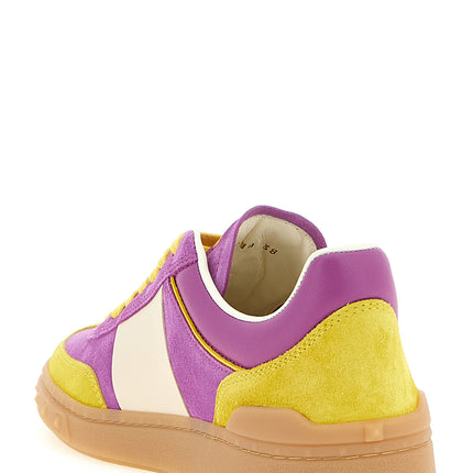Valentino Garavani Multicolor Calfskin Athletic Sneakers