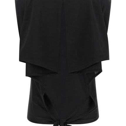 Jacquemus Black Paper Sleeveles T-Shirt