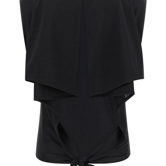 Jacquemus Black Paper Sleeveles T-Shirt
