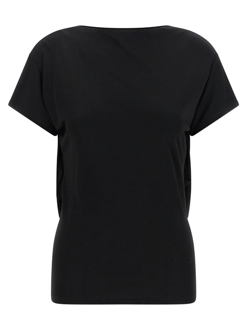 Jacquemus Black Viscose T-Shirt Jacquemus