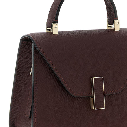 Valextra Bordeaux Calfskin Crossbody Bag